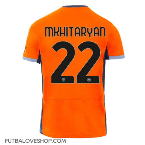 Dres Inter Milan Henrikh Mkhitaryan #22 Tretina 2023-24 Krátky Rukáv